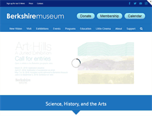 Tablet Screenshot of berkshiremuseum.org